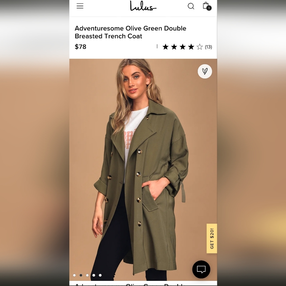 Lulus Trench coat
